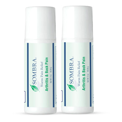 Sombra Warm Pain Relief Gel, Warm Relief for Arthritis and Chronic Pain Pre-Workout Muscle Rub Vegan Formula Free of Artificial Fragrances, Dyes, NSAIDs, Wax, Petrv