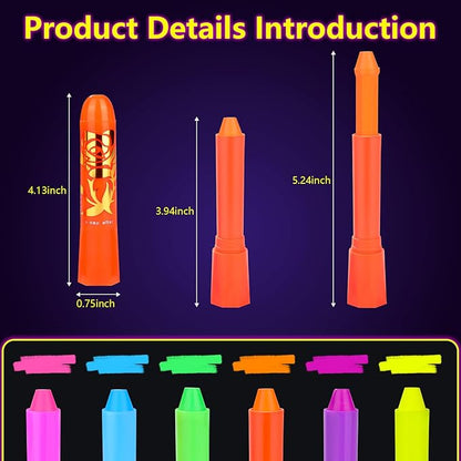 6pcs glow in the dark