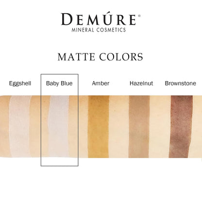 Demure Mineral Make Up (Baby Blue) Eye Shadow, Matte Eyeshadow, Loose Powder, Eye Makeup, Professional Makeup