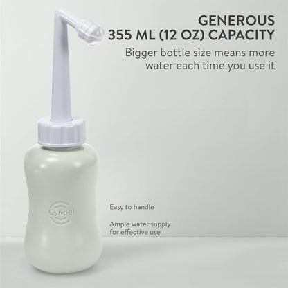 Peri Bottle - Portable Bidet Kit - Travel Perineal Wash Handheld Squeeze Bottles - Postpartum and Labour Essentials for Women - Post Birth Spray Care After Childbirth - Gray