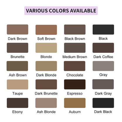 LAVONE Eyebrow Pencil, 2-In-1 Waterproof Eyebrow Pen, with 3 Tip Microblading Eyebrow Pen and Ultra-Precise Brow Pencil, Dual-ended Eyebrow Brush, for Eyebrow Makeup - Ash Black