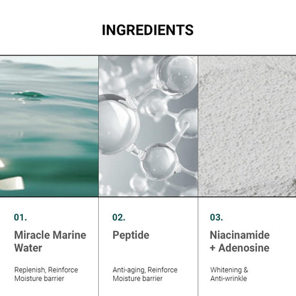 HEIMISH Marine Care Eye Cream 1.01fl.oz/30ml, Anti Aging Under Eye Cream, Rich Hydrating Formula with Peptides, Niacinamine for Dark Circles, Puffiness & Wrinkles, Korean Skincare