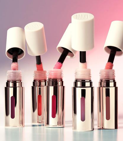 MAKE Beauty Serum Balm Hydrating Lip Oil. Vegan moisturizing lip gloss with plumping effect. Lip treatment cream for soft, smooth, shiny lips - Shade, Halo Moon