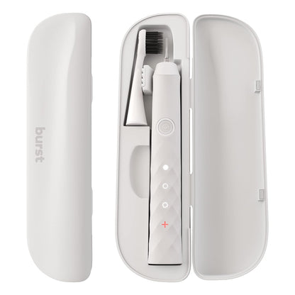 Burst Original Sonic Toothbrush Travel Case, White (case only)
