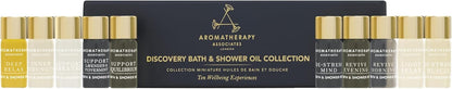 Aromatherapy Associates Essential Oil Blends – Luxury Shower and Body Oils for Dry Skin, Daily Aromatherapy Care for Men & Women, 10-Pack (0.10 fl oz Each) in Decorative Gift Box