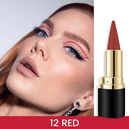 Kaely 2Pcs Red Dark Red Gel Eyeliner Pencil Set,Waterproof Color Colored Eye Liner Crayon,Cat Eye Stencil Gothic Halloween Makeup,Face Paint Eye Black Stick,delineadores de colores para ojos