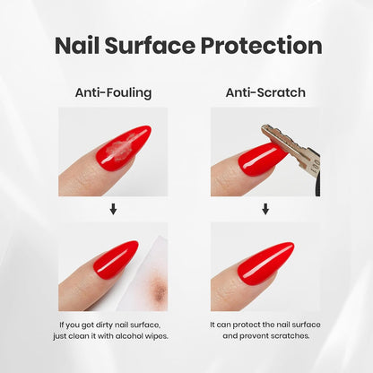 Beetles 4Pcs Gel Top Coat and Base Coat with Nail Dehydrator and Primer Set - Acid-Free & Hema-Free Nail Bond for Gel Polish & Acrylic Nails, Long-Lasting for Professional Manicure Prep Kit