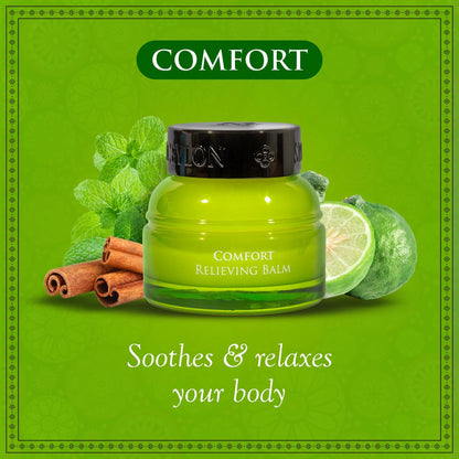 SPA CEYLON Comfort Relieving Balm, 100% Natural Herbal Balm for Everyday Comfort, Fast-Acting Formula for All Skin Types 25g