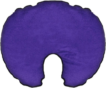 Face Mask (with Washable Cover) Hot Cold Compress Therapy, Natural Reusable Relief for Migraine, Tension, Stress, Sinus, Headache and Relaxation (Purple)