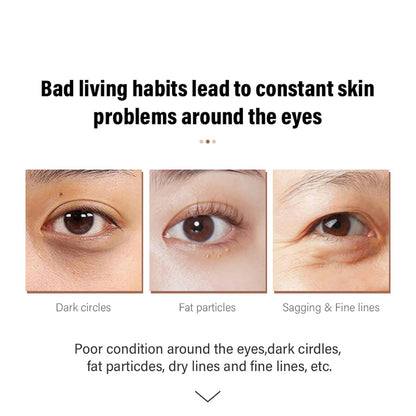 Retinol Eye Cream With Retinol Serum & AHA 30% & BHA 2% -Under Eye Cream For Dark Circles Puffy Eyes -Retinol Anti-Aging Eye Cream For Wrinkles Instant Eye Tightener For Women & Men