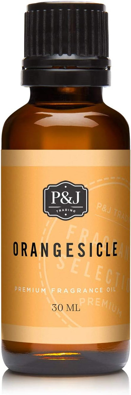 P&J Fragrance Oil - Orange Sicle Oil 30ml - Candle Scents, Soap Scents, Diffuser Oil, Fresh Scents