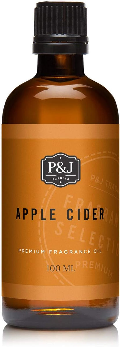 P&J Trading - Apple Cider Scented Oil 100ml - Fragrance Oil for Candle Making, Soap Making, Diffuser Oil