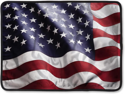 FlexiKold American Flag Gel Ice Pack (Standard Large: 10.5" x 14.5") Ice Packs for Injuries Reusable, Back, Shoulder and Knee Pain Relief, After Surgery - 6300-COLDUSA by NatraCure