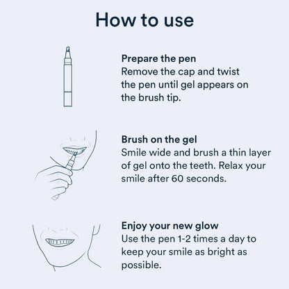 Auraglow Extra Strength Teeth Whitening Pen, 9% Hydrogen Peroxide, 40+ Whitening Treatments, Whitens Teeth Fast, No Sensitivity, 4mL