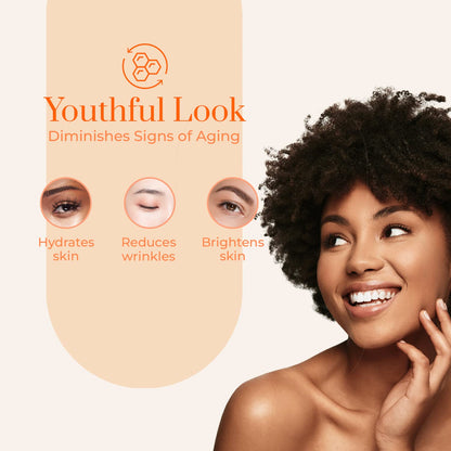 Vitamin C & Collagen Under Eye Patches - Diminishes Dark Circles & Puffiness, Anti-aging, Cooling & Soothing Eye Pads - Cruelty Free Korean Skin Care For All Skin Types