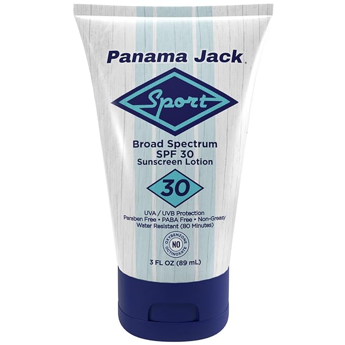 Panama Jack Sport Sunscreen Lotion - Non-Greasy,