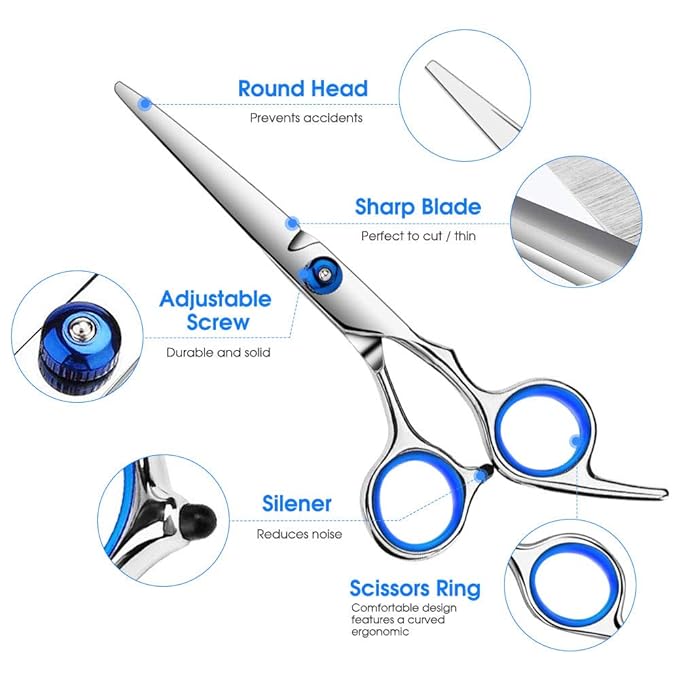 Hair Cutting Scissors Kits, 10