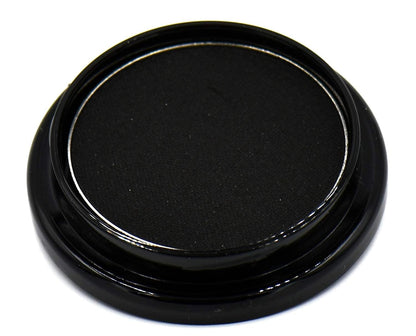 True Black Night Smokey 100 Pure Jet Black Eye Shimmer Pressed Powder Single Eyeshadow; Talc, Paraben & Cruelty Free