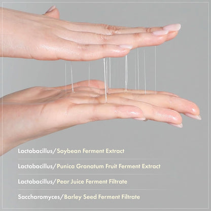 Glow Bean Essence, 31,025ppm Soybean Ferment Extract, Glass Skin, Exfoliating, Hydrating, Radiant, Moisturizer, Barrier, Face Serum, Korean Skin Care, 33ml / 1.11 fl. oz.