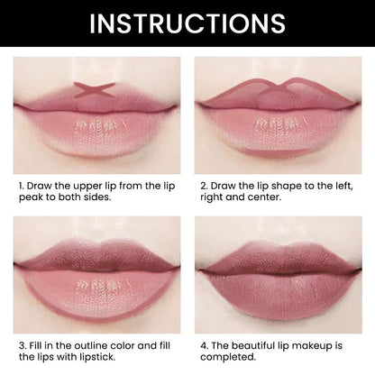 Kaely 2-in-1 Light Nude Beige Matte Lip Liner & Lipstick Combo Set Kit for Women, Magic Neutral Lipstick 24 Hours Original Lips Liner Pencil Stain Makeup Long Lasting Waterproof 23