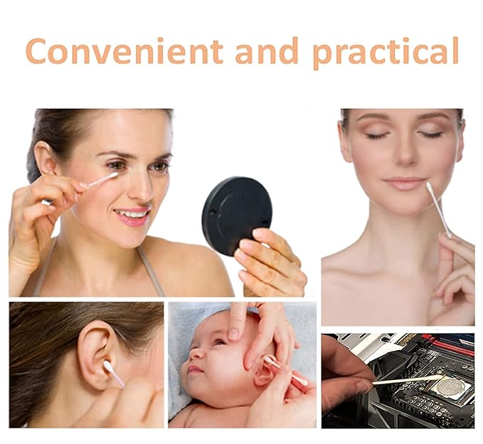 Bamboo cotton swabs, biodegradable wood