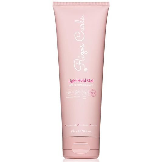 Rizos Curls Light Hold Gel – Flexible, Flake-Free, Frizz-Free Hold & Shine – Defines & Moisturizes Wavy, Curly, Coily 1a–4c Hair Types with Aloe Vera – Sulfate, Silicone & Paraben Free