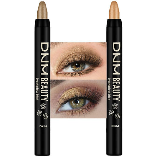 evpct 2Pcs Cream Eyeshadow Sticks Set for Eyes Light Khaki & Desert Gold Shimmer Eye Crayon Shadow Brightener Stick Pencil Pen Bulk sombras en crema para ojos 04+06