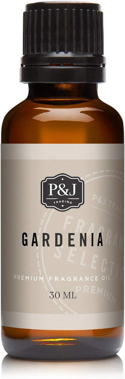 P&J Fragrance Oil Gardenia 30ml - Candle Scents, Soap Making, Diffuser Oil, Aromatherapy