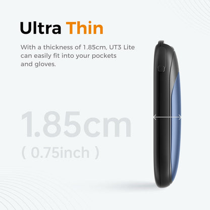 OCOOPA Magnetic Hand Warmers Rechargeable 2 Pack, AI Electric Handwarmers, Fast Heating, 3-Settings, UL Certified, Portable Heater, Gloves Fitting, Travel Essentials, Gifts Women Men, UT3 Lite