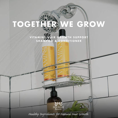 Nourish Beaute Vitamins Conditioner for Hair Loss that Promotes Hair Regrowth, Volume and Thickening with Biotin, DHT Blockers, Antioxidants, Oils and Extracts For Men and Women, Conditioner, 1 Pack