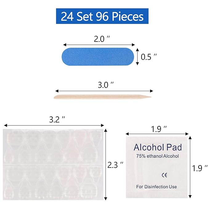 Disposable manicure kit, 4 piece