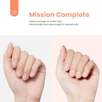 Beetles Builder Gel for Nails 7 in 1 Cover Nude Translucent Builder Strengthener Gel for Nail Extension, Need Base Coat