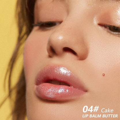 Summer Ultra-Hydrating Lip Butter Balm – Natural Vegan Lip Balm for Instant Moisture, Shine & Hydration – Sheer-Tinted, Soothes & Softens Dry Lips, Bálsamo labial hidratante #4 Cake 0.5 Fl Oz