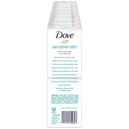 Dove Sensitive bar Soap (16 /4 Oz Net Wt 64 Oz),, ()