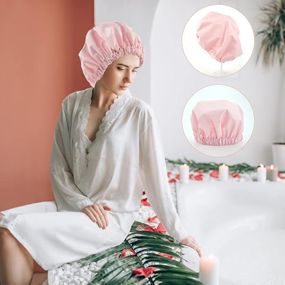 Reusable shower cap for women,