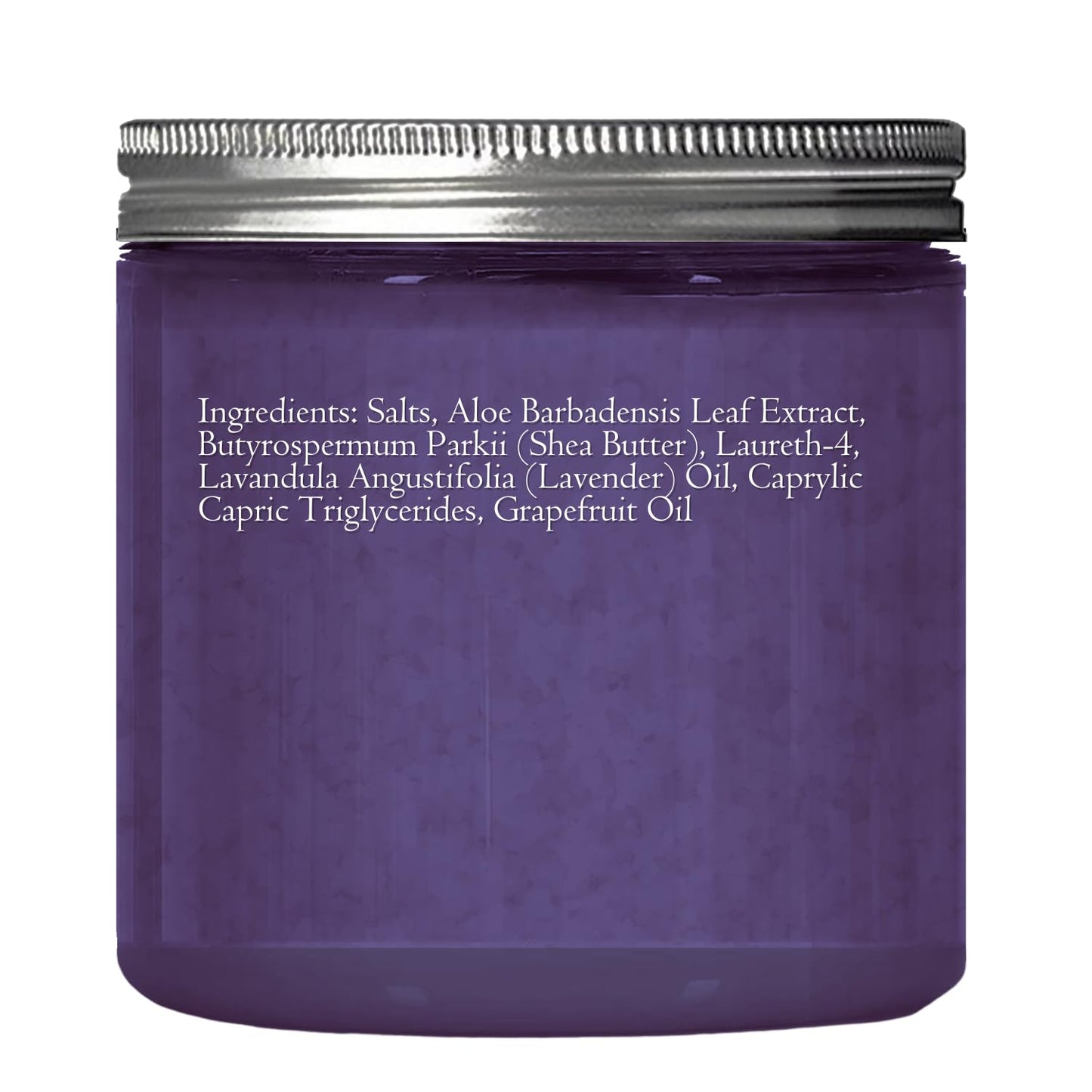 Lavender Body & Foot Scrub 10 oz - A blend of lavender essence, shea butter, and coconut oil for a fragrant journey to a serene countryside - The best stocking stuffer.