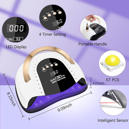 268W UV LED Nail Lamp,