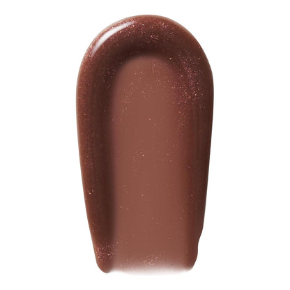 e.l.f. Lip Plumping Gloss, High-Shine Sheer Color, Hydrates & Creates Fuller Lips With Vitamin E, Vegan & Cruelty-Free, Chocolate Glaze, 0.1 Fl Oz