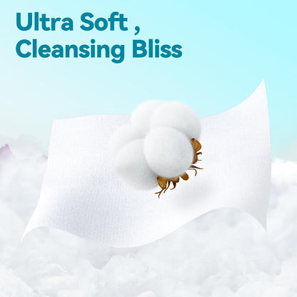 Winner Disposable Face Towel - 100% Cotton Facial Towels, Unscented Facial Wash Cloth for Sensitive Skin, Super Soft & Thick Facial Towels, Makeup Remover Dry Wipes, 480 Count