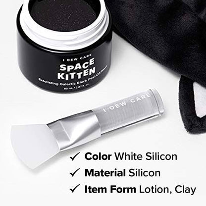 I DEW CARE Soft Facial Tool - Silicone Face Mask Brush | Wash Off, Lotion Applicator, Professional Skin Care Jelly Spatula, Cruelty-free, Hygienic, Compact Size, Clay Mud Peel Off Mask