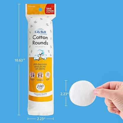 Lily bell cotton rounds for