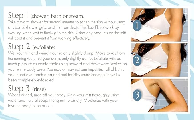 Microdermamitt deep exfoliating mitt for