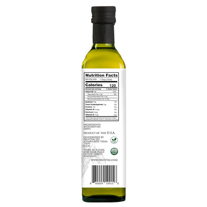 Fruittal Avocado Oil – 100% Pure, Made in the USA, and Rich in Health Benefits (16.9 Oz)