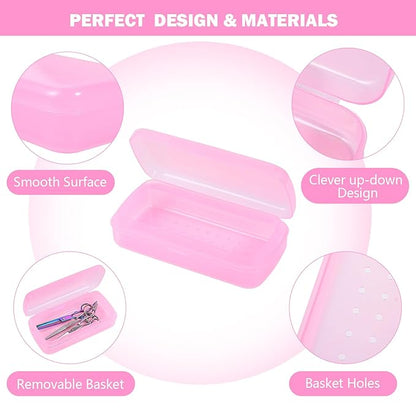 Nail tool sterilizer box pink,fully