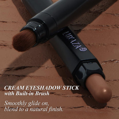 Neutral Eyeshadow Stick Makeup 6PCS Set, Dark Grey Shimmer Matte Cream Eye Shadow for Smoky Eye Brightener Pencil Crayon - A3 Smoky Rose Taupe