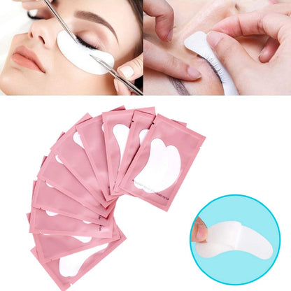 100 Pairs Set Gel pads for eyelash extensions, Comfy and Cool Under Eye Pads for Eyelash Extensions Eye Patches Beauty Tool