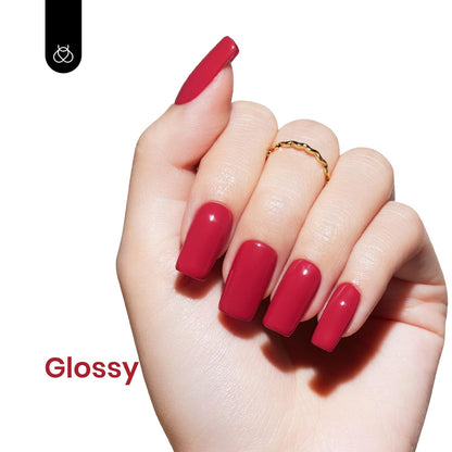 Beetles Red Gel Nail Polish 1 Pcs 15Ml Burgundy Red Gel Nail Polish Red Cherry Mocha Gel Polish Soak Off Nail Art Manicure Salon Diy Design Uv Nail Lamp Needed Gift for Women
