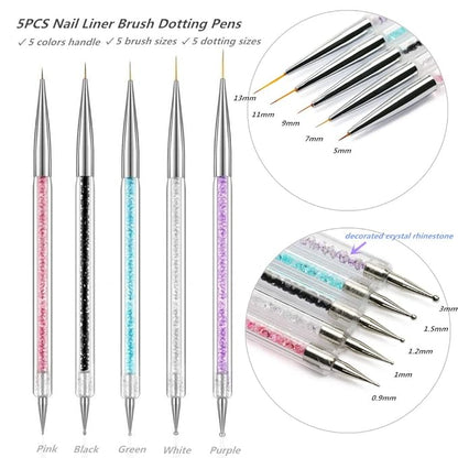 5PCS Dual Tipped Nail Art