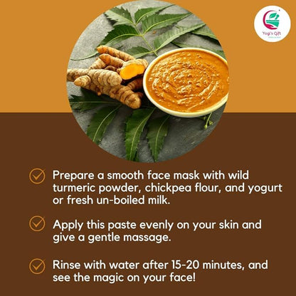 Kasturi Turmeric Powder for Skin Care Preparing