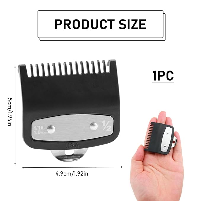 Upgraded 1/2 Premium Clipper Guard,